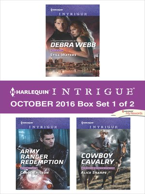 cover image of Harlequin Intrigue October 2016, Box Set 1 of 2